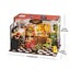 Robotime Rolife Garage Workshop DIY Miniature House Kit DG165 Carousel 7