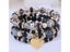 Heart Bead Bracelet For Women Antique Tassel Multilayer Beaded Set Carousel 6