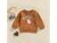 0-3Y Autumn Baby Boys Girls Cute Sweatshirt T Shirts Letter Printed Long Sleeve Carousel 4