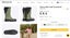 MERRY PEOPLE sz 37 Darcy Mid-Calf Gumboot GREEN Carousel 19