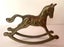 Vintage Solid Brass Rocking Horse Carousel 3