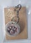 Handmade ceramic paw print/ Dog tag keyring Carousel 1
