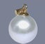 10 - 10.5mm Edison White Cultured Pearl Pendant Carousel 3