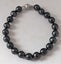 9mm Tahitian Sea Peacock Black Green Round Pearl Bracelet 20cms Carousel 4