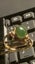 Lucky dark Jade vintage cocktail ring 9ct gold. Carousel 6