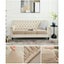Elosung 2 Pcs Khaki Elegant Polyester Sofa Cover Full Protection Against Cat Scr Carousel 2