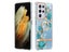 Finger Ring Kickstand Case Cover for Samsung Galaxy S21 Ultra Flower Carousel 1