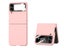 Slim Silicone Case Cover for Samsung Galaxy Z Flip 4 with Screen Protector Pink Carousel 1