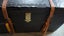 WOODEN VINTAGE METAL BOUND TRUNK Carousel 4