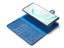 PU Leather Magnetic Detachable Wallet Case Cover for Samsung Galaxy Note 10 Blue Carousel 3