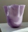 Fluted violet glass vase Carousel 2