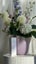 Fluted violet glass vase Carousel 5