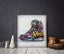 Framed $1 RESERVE 1 Panel Canvas Art Print - Air Jordan Carousel 2