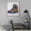 Framed $1 RESERVE 1 Panel Canvas Art Print - Air Jordan Carousel 3