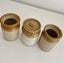 Three Beautiful Vintage Stoneware Pots/Mini Crocks Carousel 7