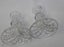 +++ EXQUISITE (2) GLASS/CRYSTAL CANDLE HOLDERS +++ Carousel 3