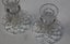 +++ EXQUISITE (2) GLASS/CRYSTAL CANDLE HOLDERS +++ Carousel 13