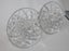 +++ EXQUISITE (2) GLASS/CRYSTAL CANDLE HOLDERS +++ Carousel 18
