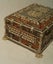 __ Rare Antique Tortoise Shell & Bone Jewel Box __ Carousel 8
