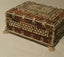 __ Rare Antique Tortoise Shell & Bone Jewel Box __ Carousel 9