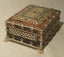 __ Rare Antique Tortoise Shell & Bone Jewel Box __ Carousel 10