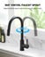 G1/2 Hot & Cold Kitchen Brush Basin Pull-Out 45cm Faucets Taps Carousel 5