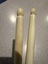 Antique Pair of Hand Carved Bone Sewing Needles in Silk Case Carousel 6