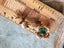 Vintage 9ct Gold Green Gemstone Brooch Jewellery $1 Reserve Carousel 9