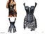 Leather Corset Dress Sexy Lingerie Size 24 Carousel 4