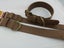 Taurus Genuine Leather Dog Collar Large 57cm - Buffed Brown Brass Buckle Carousel 2