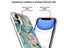 Finger Ring Kickstand Case Cover for iPhone 11 Marble & Flower Carousel 2