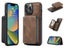 Magnetic Detachable Kickstand Wallet Case Cover for iPhone 14 Pro Max 6.7" Brown Carousel 1