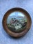 A GROUP OF FIVE ANTIQUE FRAMED PRATT POT LIDS Carousel 3
