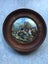 A GROUP OF FIVE ANTIQUE FRAMED PRATT POT LIDS Carousel 4