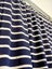 Navy Blue and White Striped Midi / Maxi Skirt - Size 8 Carousel 6