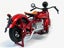 1930 Indian 4 Motorcycle Die Cast Model & Chiefs Head Vinyl Sticker. Large 180mm Carousel 8