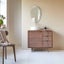 Lorris Natural Solid Walnut Single Basin Vanity Unit (Oak Furniture Store) Carousel 1