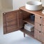 Lorris Natural Solid Walnut Single Basin Vanity Unit (Oak Furniture Store) Carousel 2