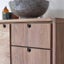Lorris Natural Solid Walnut Single Basin Vanity Unit (Oak Furniture Store) Carousel 4