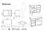 Lorris Natural Solid Walnut Single Basin Vanity Unit (Oak Furniture Store) Carousel 7
