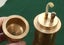 Brass WW2 era 37mm Cannon Shell converted to TRENCH ART Table Cigarette Lighter Carousel 3