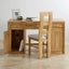 Chamfer Natural Solid Oak Writing Desk (Oak Furniture Store) Carousel 1