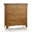 Renwick Rustic Solid Oak 3+2 Chest of Drawers (Oak Furniture Store) Carousel 4