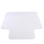 Brateck Lumi MAT01-1 Universal Chair Mat-Studded PVC Chair Mat Transparent Carousel 1