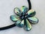 Stunning Paua Shell Flower Necklace with Pearl Center Carousel 1