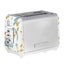 Laura Ashley Elveden 24cm Electric 2-Slice Bread Toaster 925W Food Kitchen WHT Carousel 1