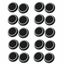 20x Striped Rubber ThumbStick Grip for PS5 PS4 XBOX series X S Analog Controller Carousel 11
