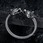 6-8 inch Stainless Steel Viking Wolf Bangle Fenrir Norse Bracelet Arm Ring Carousel 3