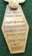 Antique RADIO CITY New York HOTEL Room # 1619 Room KEY & Brass TAG Mailer safe Carousel 2
