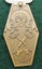 Antique RADIO CITY New York HOTEL Room # 1619 Room KEY & Brass TAG Mailer safe Carousel 3